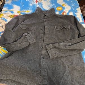 PATAGONIA dark grey button up